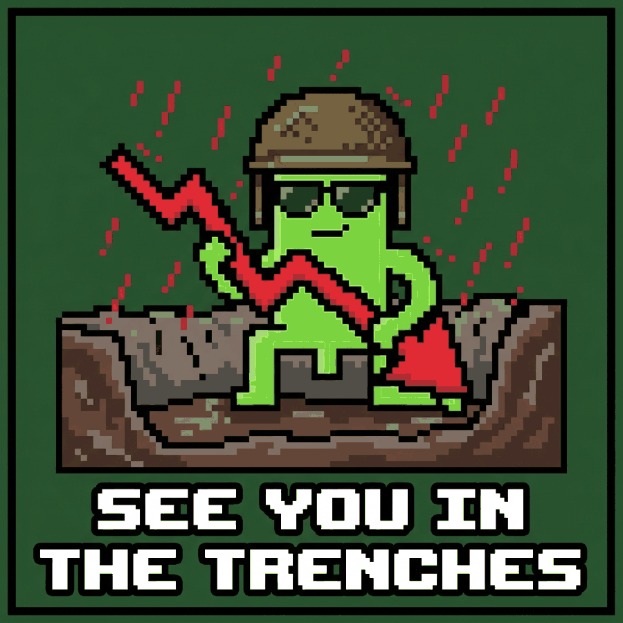 Green candle in the trenches